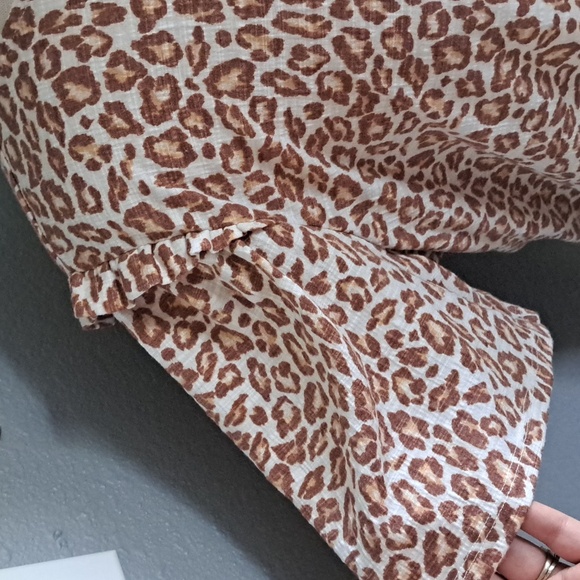 Nine West Animal Print Blouse | Size XL - Picture 2 of 3